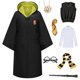thumbnail image 5 of Uniforme escolar mágico para niños y adultos, disfraz de Slytherin, Ravenclaw, túnica, capa, suéter, bufanda, corbata, varita, disfraz de Halloween, 5 of 5