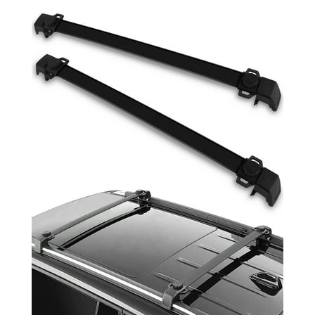 CCIYU Roof Rack Crossbar Fit for Jeep Compass 2.0L 2.4L 2011-2016 2pcs Aluminum Car Top Luggage Carrier Rails
