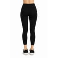 thumbnail image 3 of Women's Cotton Stretch Capri Leggings Comfortable Casual Everyday Basic, 3 of 3