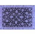 thumbnail image 1 of Ahgly Company Indoor Rectangle Oriental Blue Traditional Area Rugs, 5' x 8', 1 of 4