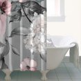 thumbnail image 4 of Waterproof Pioneer Shower Curtain 36x72 Inch Polyester Unique Colorful Floral Shower Curtain for Bathroom Hotel Home Decor with 7 Plastic Hooks, 4 of 4