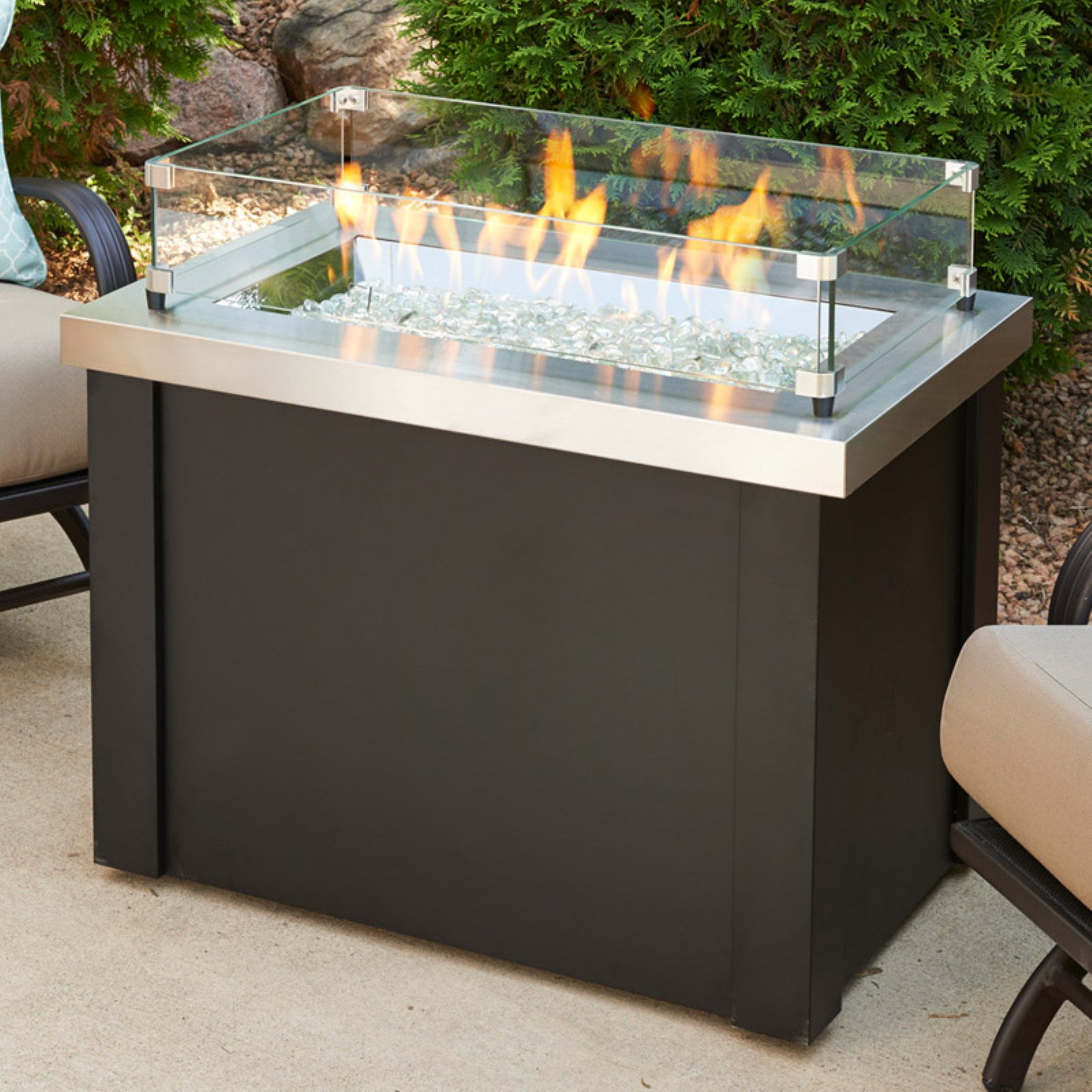 Outdoor Greatroom Brooks 50 In Fire, Brooks Fire Pit Table