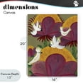 thumbnail image 4 of Stupell Industries Bohemian Tropical Cockatoos & Plants Canvas Art, 16 x 20, by Kay Widdowson, 4 of 8