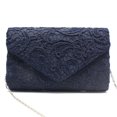 thumbnail image 1 of Elegante bolso de mano de noche con encaje floral para mujer, bolso de fiesta, bolso de boda, 1 of 5