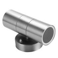 thumbnail image 4 of 2Pcs Stainless Steel Double-head Up & Down Wall Lamps Indoor Outdoor Warm Light GU10 Bulb IP65 Lamps, 4 of 7