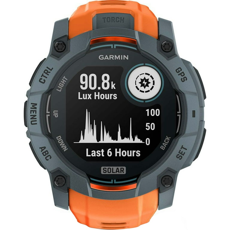 Garmin Instinct 3 50 mm Outdoor GPS Smartwatch SOLAR Twilight with