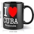 thumbnail image 2 of I Love Cuba Soscuba Hashtag Free Cuban Cuban Coffee Mug 11Oz Ceramic Cute Mugs,Funny Mugs,Gift For Coffee Lovers And Collectors, 2 of 7