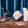 thumbnail image 3 of Acrylic Vinyl Record Storage Holder Clear Acrylic Vinyl Record Storage Organizer Desktop Acrylic Vinyl Records Holder for Records Collector Store Home or Office, 3 of 4