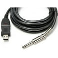 thumbnail image 6 of 3M USB Guitar Bass To USB 6.3mm Link Cable adapter PC Recording USB Guitar Cable, 6 of 10