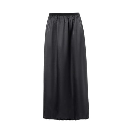

FeMereina Half Slip Lace Long Underskirt Women s Satin Half Slip Half Slips for Under Dresses Slip