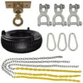 thumbnail image 7 of Swing Set Stuff Inc. Complete Tire Swing Kit with Light Duty Tire Swivel Yellow, 7 of 7