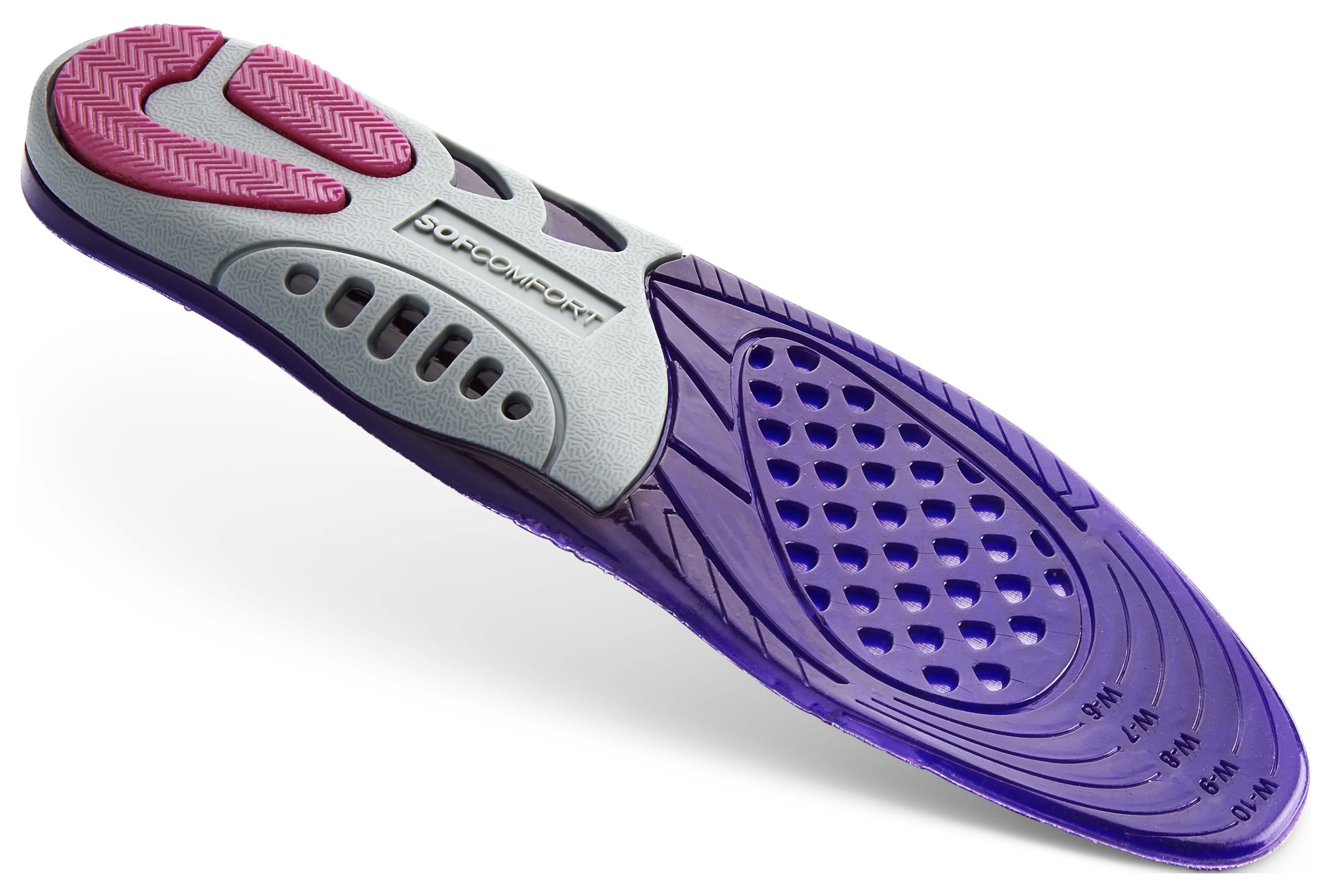SOFCOMFORT Custom Gel Insole Purple One Size - image 3 of 9