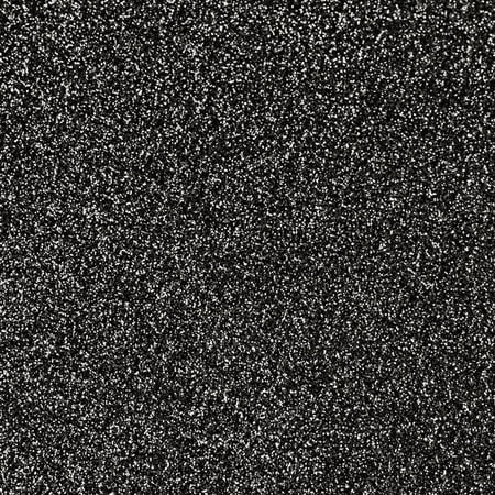 Transparent Vinyl Lanyard - Glitter Transparent Glossy Vinyl - Black