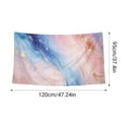 thumbnail image 3 of Sheer Sarong Cover Up For Girls Chiffon Lightweight Sun Protection Wrap Beach Skirts Cute Print Swinsuit Coverups (Free Size, Blue), 3 of 9