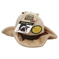 thumbnail image 2 of Set Of 2 Plush Cowboy Hat Dog Squeaker Squeaky Toy–Interactive Soft Toy for Dogs, 2 of 4