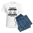 thumbnail image 5 of CafePress - Awesome Grandma Looks Like Pajamas - Women's Short Sleeve Print T-Shirt and Pants Light Cotton Pajama Set, 5 of 7