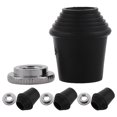 thumbnail image 3 of Miangastore 4 pcs Bass Drum Threaded Rubber Feet with Locking Nuts Universal Drum Leg Stand Base Durable Plastic Material Stable Support for Marching Drum Leg Supports and Floor Drum Legs, 3 of 8