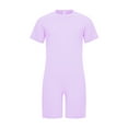 thumbnail image 3 of TSSOE Kids Boys Solid Color Leotard Unisex Ballet Dance Training Basic Leotard Special Needs Adaptive Clothing Lavender 6, 3 of 5