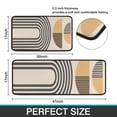 thumbnail image 7 of Brown Boho Geometric Pattern Kitchen Rugs Sets Of 2,Anti Fatigue Kitchen Mat Rugs Non Slip Washable,Decorative Kitchen Floor Mats for Kitchen,Sink,Laundry,17"X30"+17"X47", 7 of 7