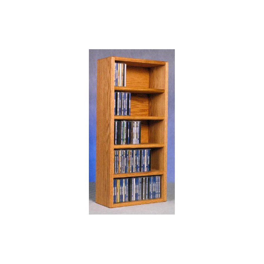 Solid Oak CD Storage Rack (Honey Oak) - Walmart.com - Walmart.com
