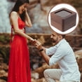 thumbnail image 2 of Caja de anillos para hombres, Cajas de regalo, cajas de joyería, estuche colgante, cajas de anillos de boda para ceremonia, organizador de collares, almacenamiento de anillos, 2 of 5