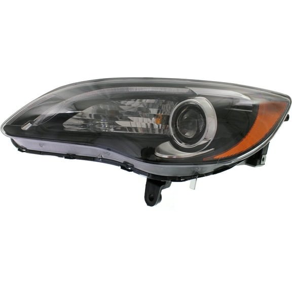 Headlight Compatible With 2011-2014 Chrysler 200 Left Driver Halogen With bulb(s)