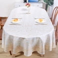 thumbnail image 3 of Modern Oval Tablecloth for Oval Table Waterproof Table Cloths for Dining Room Indoor Outdoor Home Decorative Table Cloth-60x84in, 3 of 6