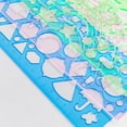 thumbnail image 4 of YAOMOBB Wavy Line Ruler Clear Geometric Drawing Ruler Set Multifunctional Easy to Use Protractor Straightedge, 4 of 7