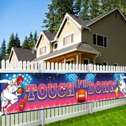 Football Banner, Super Football Decorations 2024 Garden Banner, Football Decorations For Party Fence Decorations, Superfootball Party Decorations Superfootball Banner