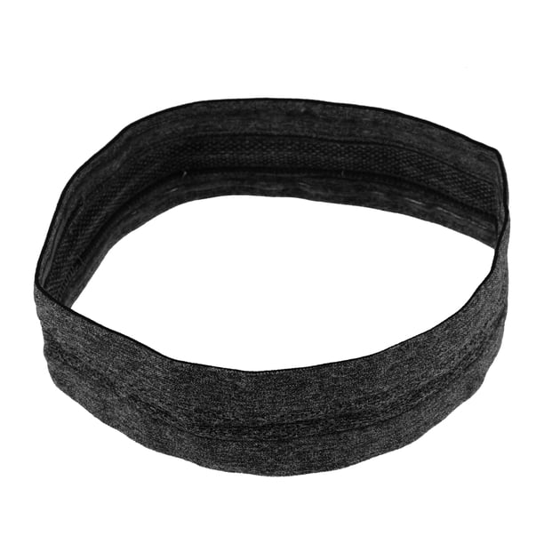 Uds diademas, bandas para el sudor, diadema elástica que absorbe la humedad, para deportes de fitness, poliéster, silicona, negro