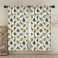 thumbnail image 5 of Blackout Kids Curtains,Beige Colorful Dinosaurs Pattern Childrens Insulated Curtains Set Of 2,Bedroom Essentials,Toddler Room Decor 52"x63", 5 of 5