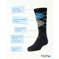thumbnail image 3 of MeMoi Prim and Preppy Cotton Blend Argyle Socks - Boys - Male, 8-9, Navy, 3 of 7