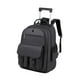 thumbnail image 2 of Mochila de viaje con ruedas para ordenador portátil, Maleta, mochila, mango telescópico de aluminio multifuncional para mujeres y hombres, múltiples Negro, 2 of 8