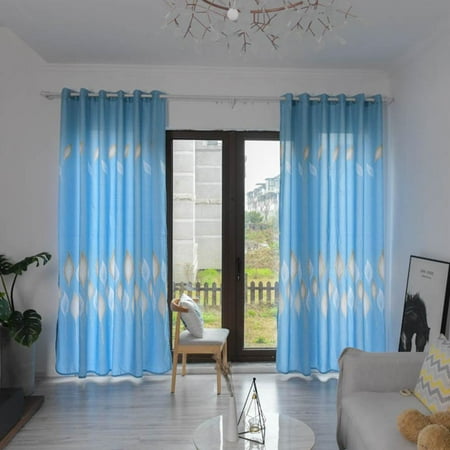 Sonew Polyester Blackout Window Curtain Blackout Drape Bedroom