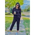thumbnail image 5 of Conjunto de Jogger PRETTYGARDEN para Mujer Azul Marino Manga Larga Talle S, 5 of 5