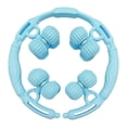 thumbnail image 1 of Voxware Rouleau de Massage pour Jambes à 16 Roues Outil de Massage Fesses Cou Cuisses Dos Rouleau pour Muscles Bleu, 1 of 8