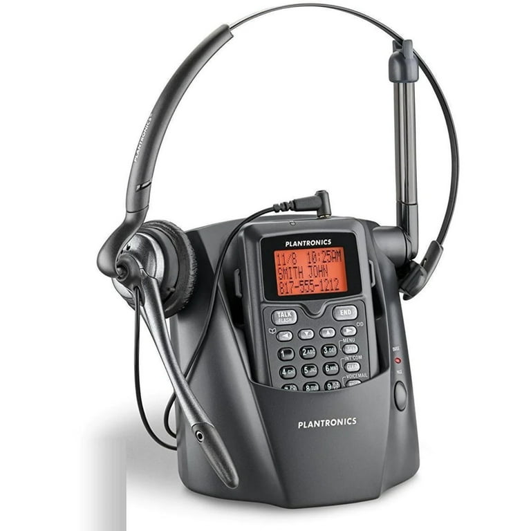 current CSP982 PHONESIT　ヘッドフォンセレクター Plantronics CT14 Cordless Headset Phone, Black - Ideal for Home