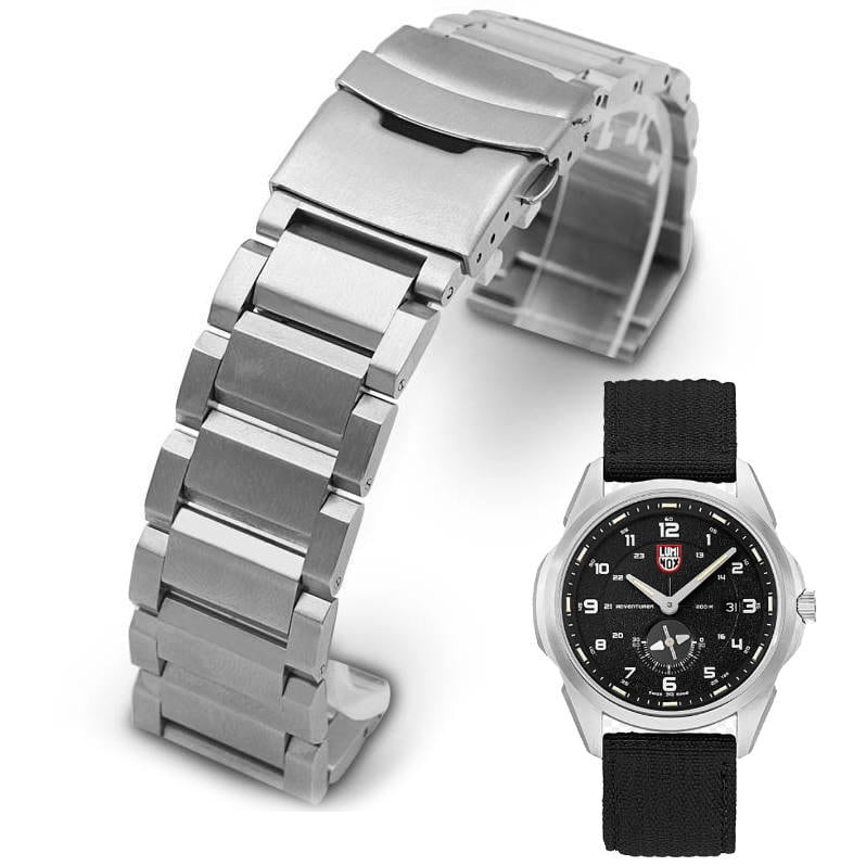 Metal Replacement Watch Band Fits Luminox Atacama Adventurer 1760 1761