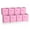 Pastel Pink, variant on Sorbus Foldable Cube Storage Bins with Handles, Black, 8 Pack