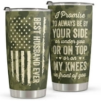 Valentines Day Gifts for Him - Stainless Steel Tumbler 20oz - Funny Birthday Gift for Husband from Wife & Anniversary Present for Him - Gifts for Men Best Husband - Christmas Gift For Husband