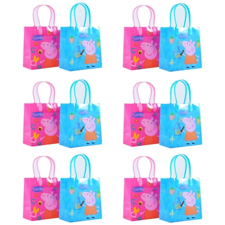 Peppa Pig Goody Bags, Peppa Pig Party Favor Goodie Bags Gift Bags Birthday