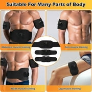 Kepeak Abs Stimulator Muscle Training Fitness Workout Equipment Ab Core Toner Belt for Abdominal/Arm/Leg Full Set Fit 23''-60'' man and woman