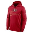 thumbnail image 2 of Men's Nike Scarlet San Francisco 49ers Performance Pullover Hoodie, 2 of 3