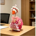 thumbnail image 5 of Bomd 7 Inch Desk Goose Outfit, Festive Clothes & Accessories for Desktop Goose Statues, Party Hat, Bow Tie And Birthday Banner, for Office, Home Table Decor And Birthday Gifts,Pink, 5 of 5