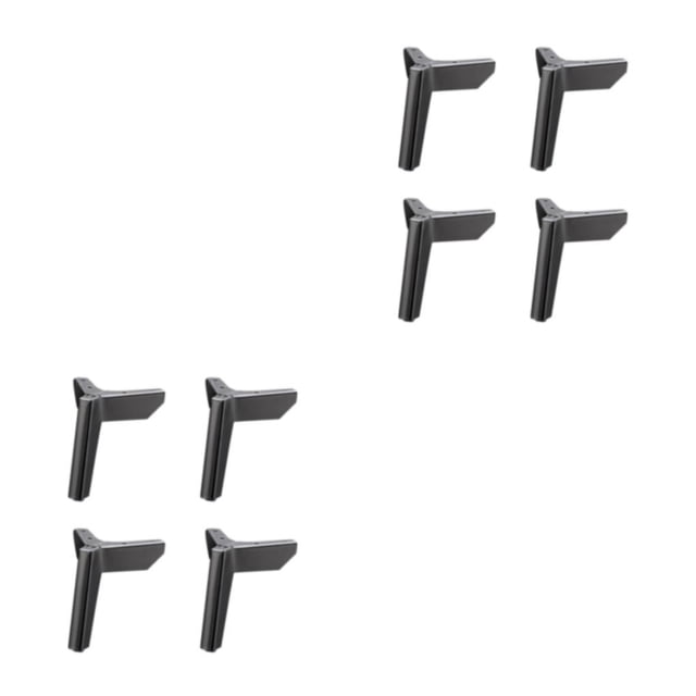 Scienceny Patas para muebles Trigon, patas resistentes y duraderas para una amplia aplicación, 4 pack/lote Avión negro mate 2Conjunto