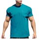 thumbnail image 1 of pstuiky camisetas de manga corta para hombre, Camisas casuales de moda para hombre, lisas, con cuello redondo, bolsillos y elásticos ropa de hombre xxl, 1 of 2