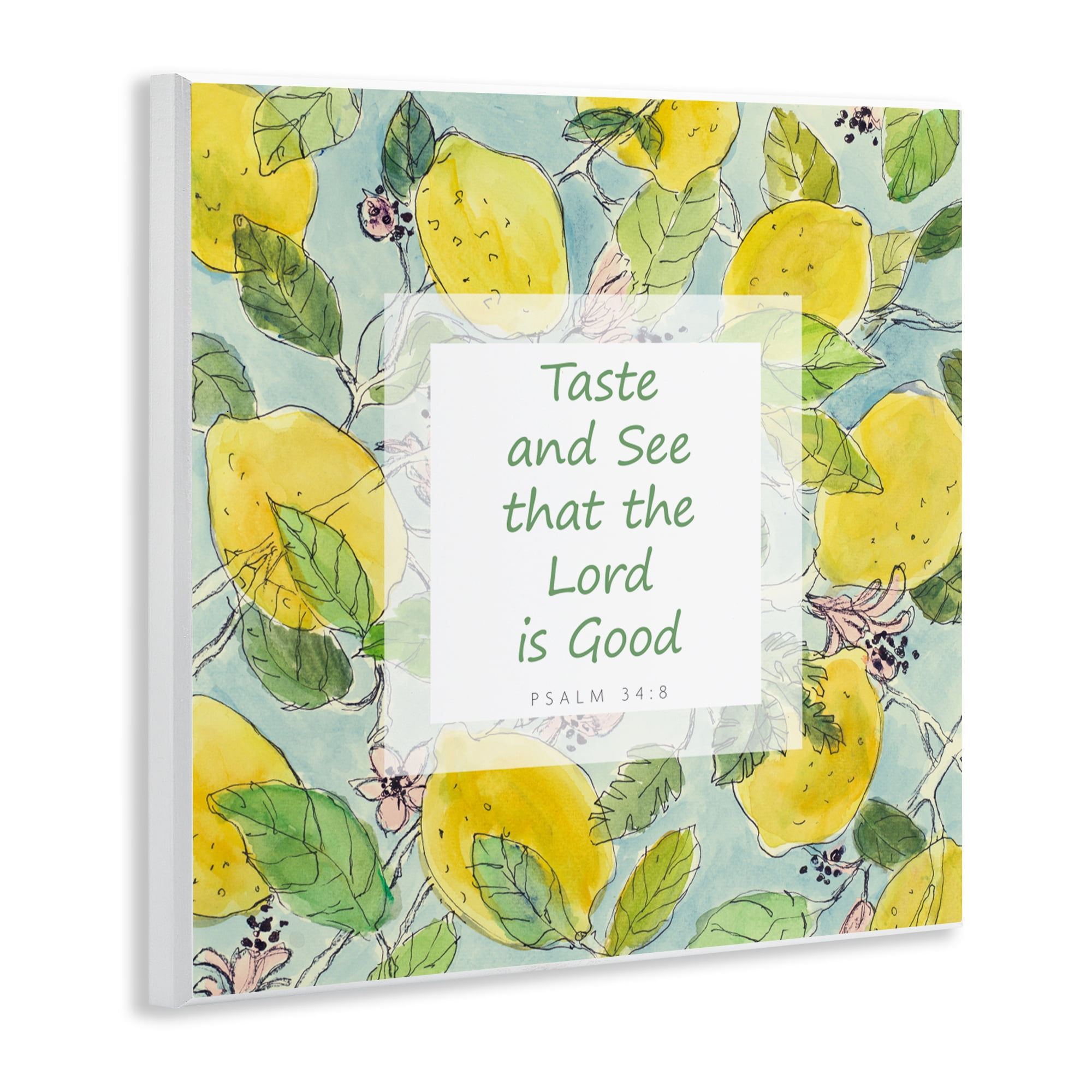 Stupell Industries Taste & See Lord Is Good Wall Plaque Art, design by Lanie Loreth