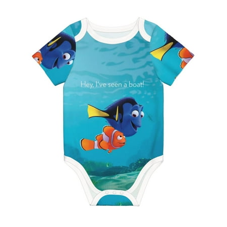 

Finding Nemo Jumpsuit Newborn Baby Bodysuit Infant Outfit 0-24Months Kids Short Clothes