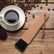 thumbnail image 1 of Herramienta de cepillo de limpieza , mango de espresso, cerdas naturales, cepillo para polvo doméstico para cafetería, Hotel, Bar, baris , madera negro Yotijar Cepillo de limpieza de café, 1 of 9