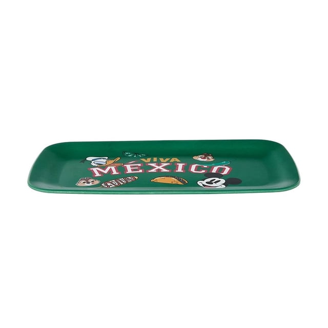 Bandeja Disney Food Rectangular de Melamina con Temática de México para Alimentos